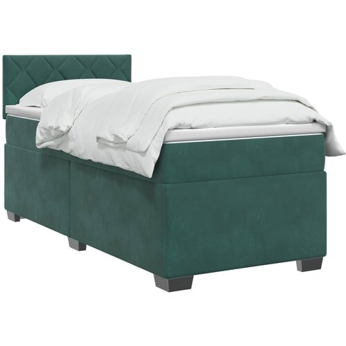  Boxspring krevet s madracem Tamnozelena 80 x 200 cm Bar&amp;scaron;un Slike