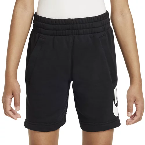 Nike Hlače 'Club Fleece' črna / bela