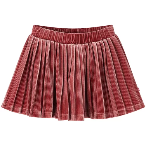  Dječja plisirana suknja srednje ružičasta 104