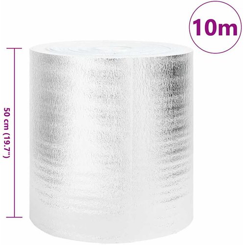  Reflektor topline za radijator Srebrno 10 x 0,5 m Polietilen Slike