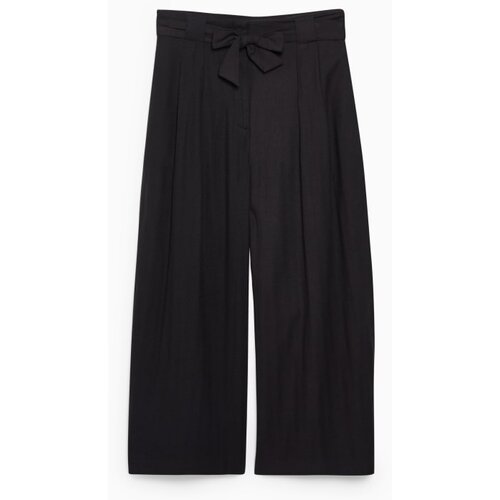 CA ženske pantalone, visok struk, crne Cene