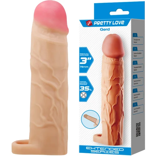 Pretty Love Gerd Penis Sleeve with Ball Strap Skin