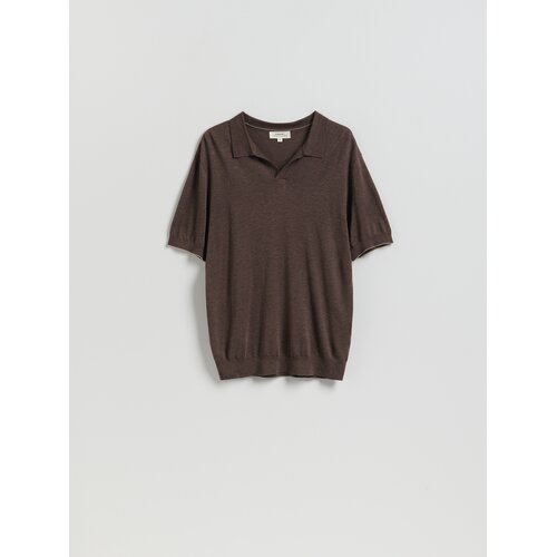 Reserved MEN`S POLO - smeđi Cijene