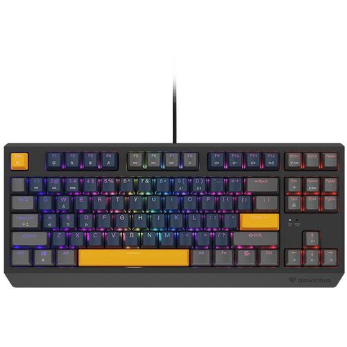 Genesis tastatura thor 230 tkl rgb naval blue positive (NKG-2163) / mechanical / panda switches / us / grey Cene