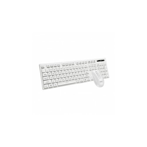 XO - KB02 Wireless tastatura sa mišem bela Slike