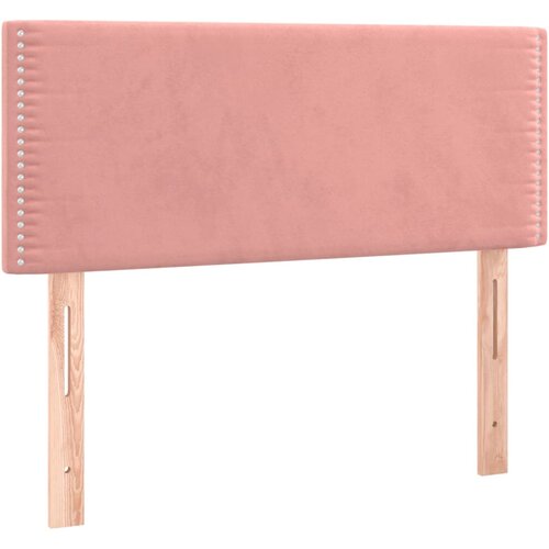 Maison Chic posteljno vzglavje - vzglavna omarica - nočna omarica roza 80x5x78/88 cm žamet, (21705107) Slike