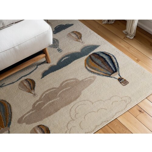 Hanse Home Krem dječji tepih 120x170 cm Hot Air Balloon &amp;ndash; Slike