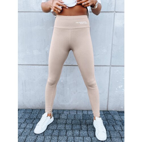 DStreet Legginsy damskie sportowe SIMPLE LIFE kamelowe Cijene