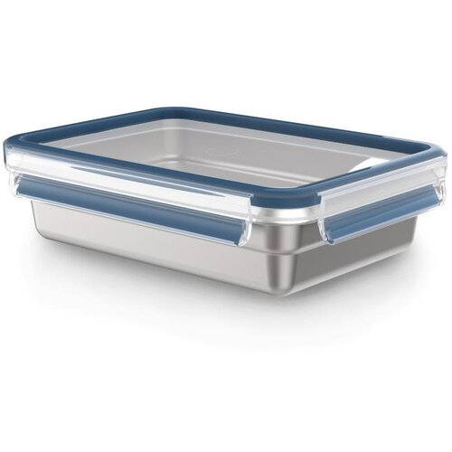 Tefal Posodica za shranjevanje Mseal steel, 1.2 L, modra Cene