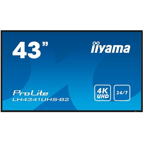 Iiyama 43&amp;quot; LH4341 UHS-B2 4K 24/7 monitor, (21121483) Slike