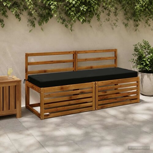  Jastučić za klupu SOEST 100% poliester Crna 150 x 50 x 8 cm - Crna 150 x 50 x 8 cm Poliester Cijene