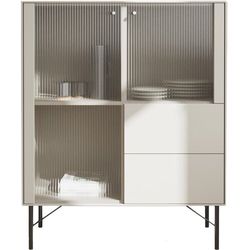 Hammel Furniture Svijetlo siva vitrina 91x111 cm Edge by Hammel – Cijene