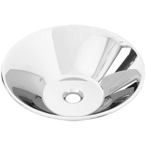 Maison Chic Umivalnik - Kopalna umivalnik - Lavabo keramičen 42x14 cm srebrn, (21684558) Cene