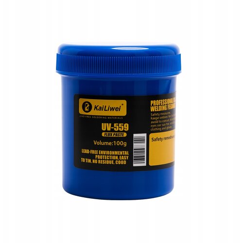 Rosfix Kailiwei UV-559 Testenine Za Spajkanje Gelasta 100g &ndash; Brezvinčna No-Clean | Za Natančno Elektronsko Spajkanje, (5000243628) Cene