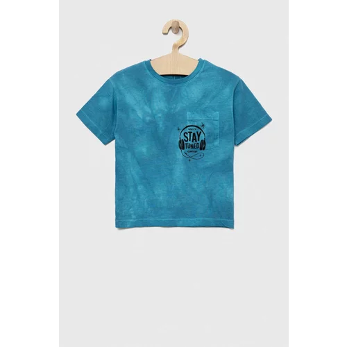 Sisley Dječja pamučna majica kratkih rukava s uzorkom