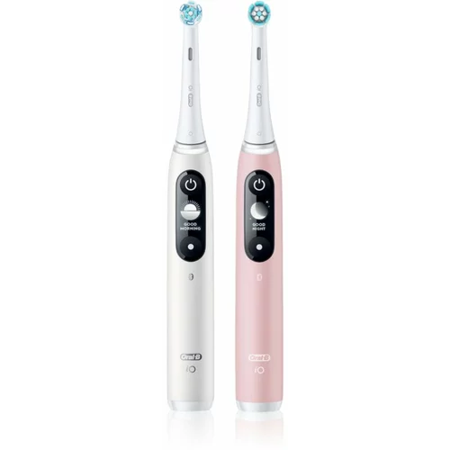 Oral-b iO6 DUO pametni uređaj za čišćenje za zube White & Pink Sand 2 kom