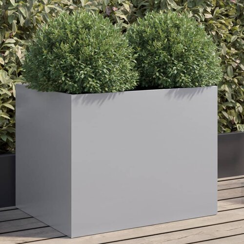 Furnova Cvetlično korito srebrno 62x47x46 cm pocinkano jeklo, (21921282) Slike