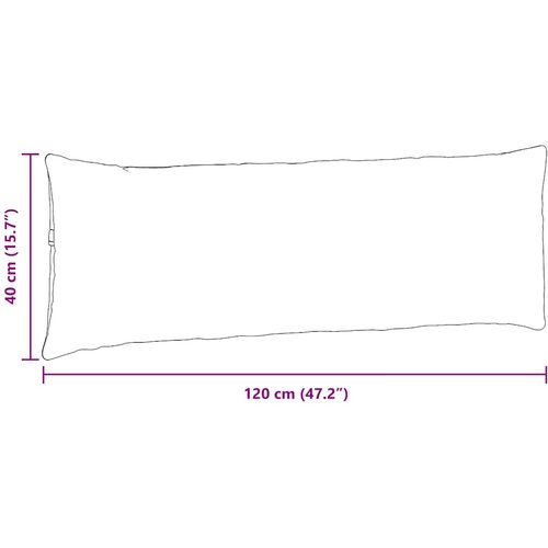  Jastučići za sofu 2 pcs Svijetlo siva 120 x 40 cm Slike