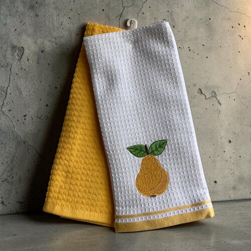 Viktorija Leskovac Set kuhinjskih krpa 40x60cm Wafle - Kruška Cene