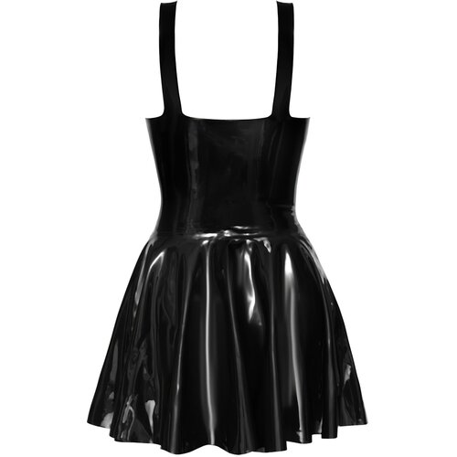 Latex Dress Black Slike