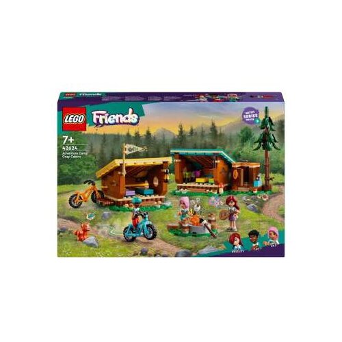 Lego FRIENDS ADVENTURE CAMP COZY CABINS Slike