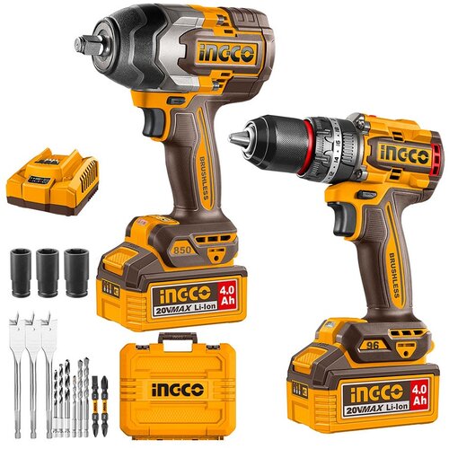  Akumulatorski set alata COSLI250586E 2x4,0Ah SUPER INGCO Cene
