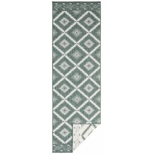 NORTHRUGS Tepih za eksterijer zeleno-bež boje Malibu, 350 x 80 cm