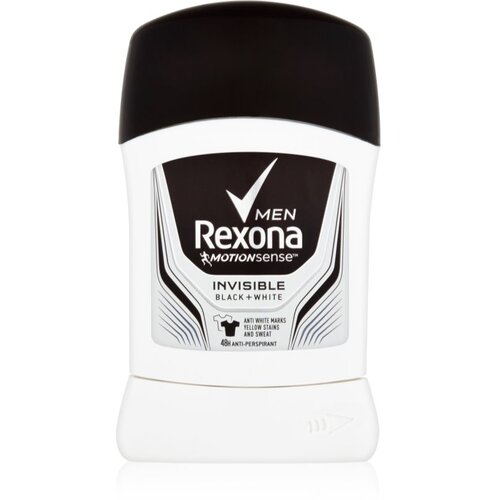 Rexona Invisible on Black + White Clothes čvrsti antiperspirant 48 H 50 ml Slike
