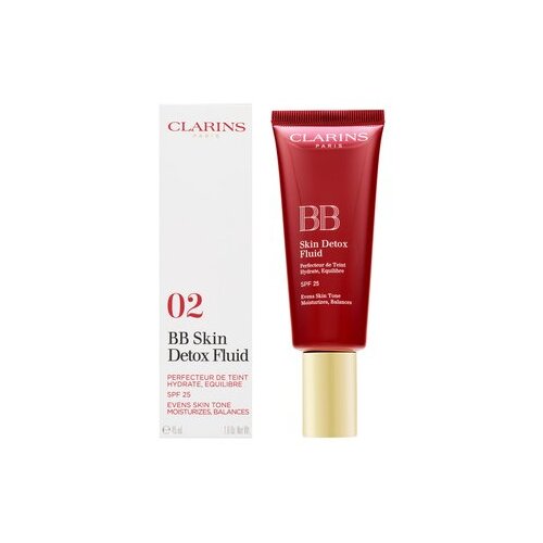 Clarins BB Skin Detox Fluid BB krema za ujednačavanje boje i tona kože 02 Medium 45 ml Slike