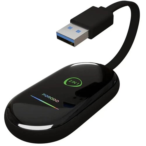 PORODO Play-X 2 in1 Wireless Android Carplay Adapter Slike