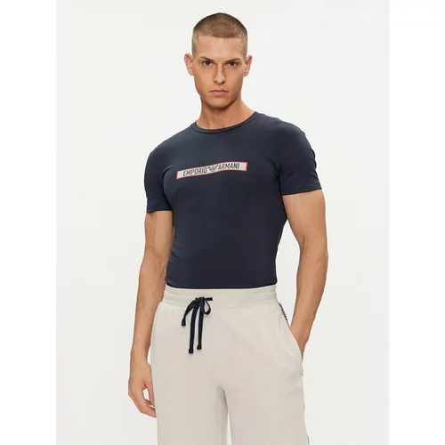Emporio Armani Underwear Majica 111035 4R517 00135 Mornarsko modra Slim Fit