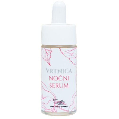 Cvetka Pomlađujući noćni serum za lice s ružom (15 ml) Cijene