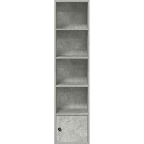  Regal za knjige boja betona 31x24x127 cm konstruirano drvo Slike