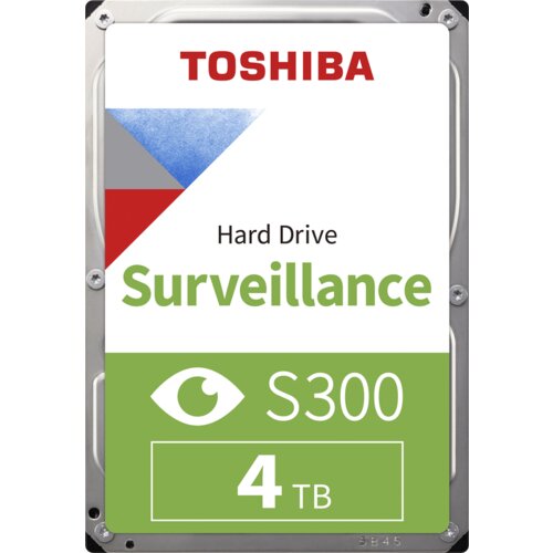 Toshiba HDD Video Surveillance S300 4TB SMR, 3.5'', 256MB, 5400RPM, SATA, TBW: 180 Cijene