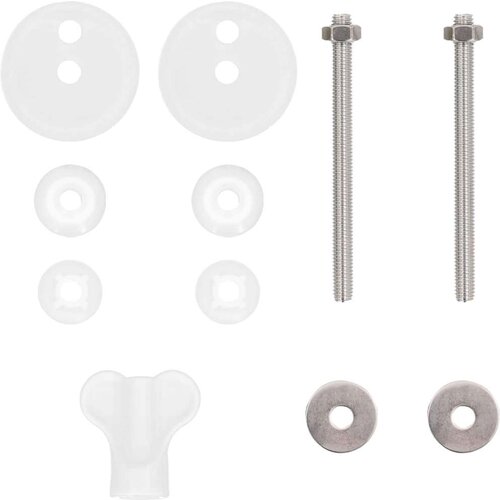  WC daska 2 pcs Siva 44 x 38 cm MDF ploča Slike