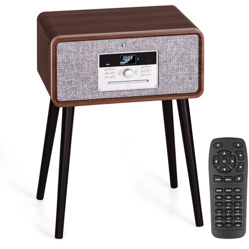 Auna Gramofon Mary Ann 33 ⅓ / 45 / 78 vrtljajev na minuto CD DAB+ UKW BT USB Cene