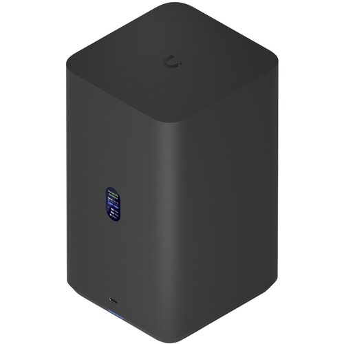 Ubiquiti UniFi UNAS-2-B-EU Network Attached Storage with (2) 3.5inch HDD bays, 2.5 GbE networking, USB-C connectivity, and an included PoE++ adapter, all in a compact footprint, black UNAS-2-B-EU Cene