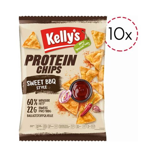 Kelly's Protein Chips Sweet Rips Style - 10 kosov Cene