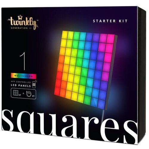 TWINKLY TWQ064STW-01-BUSB - led rgb panel squares, 64 led diode, 16x16 cm, wi-fi Slike