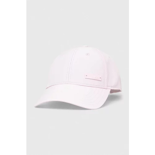 Adidas Kapa sa šiltom boja: ružičasta, bez uzorka