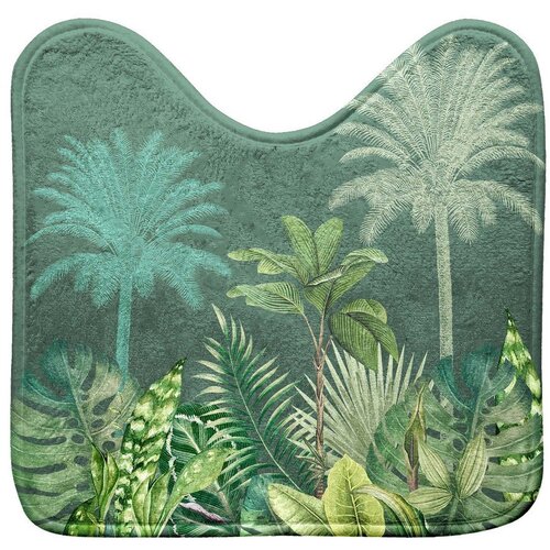 Douceur d intérieur Zelena tekstilna kopalni&scaron;ka preproga za WC 45x45 cm Vagabonde &ndash; Cene