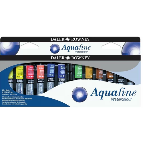 DALER ROWNEY Komplet akvarelnih barv Aquafine 12 x 8 ml