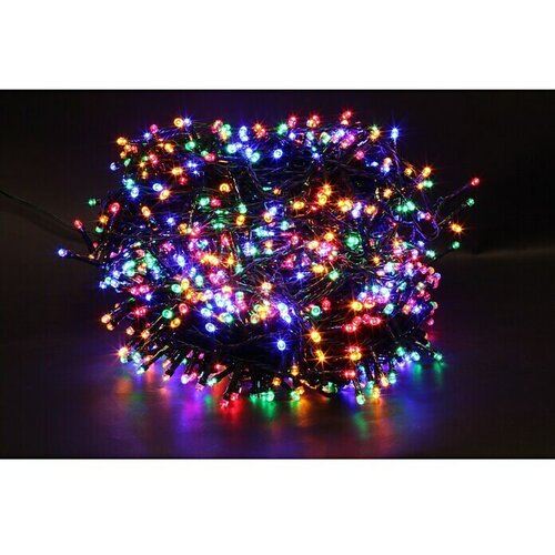 Unicom LED svetlobna veriga (1500 LED sijalk, 55 m, 8 programov utripanja, zelena, različne barve) Cene