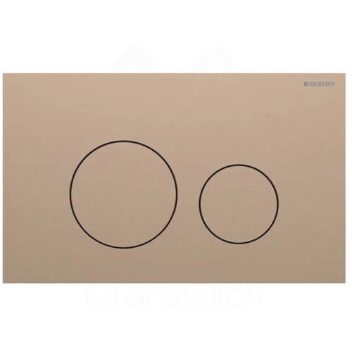 Geberit Sigma40 Round Tipka za dvokoličinsku tehniku ispiranja brušeno roze zlato easy-to-clean 115.628.QB.1 Cene