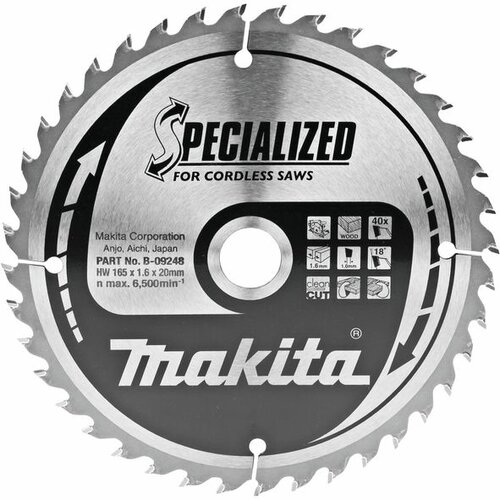 Makita B-09248 List za testeru od tvrdog metala, sa 40 zubaca 165/20mm Cene