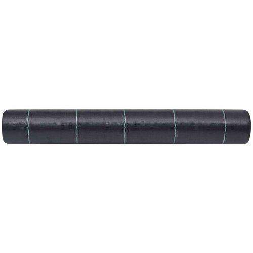 vidaXL Pokrov za suzbijanje korova i korijenja crni 1 x 100 m PP Cijene