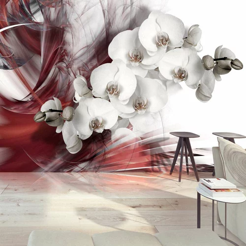  tapeta - Orchid in red 400x280