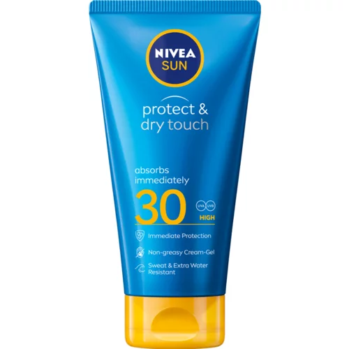 Nivea sun Protect & Dry Touch Non-Greasy Cream-Gel SPF30 lagana, brzo upijajuća krema za sunčanje 175 ml