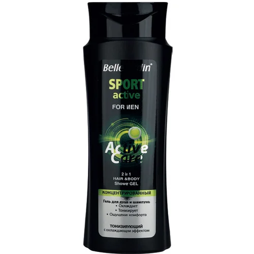 Belle Jardin Šampon i gel za tuširanje za muškarce - Sport Active 420ml