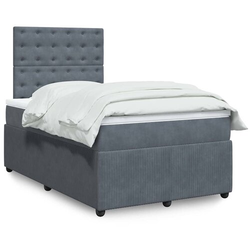  box spring s madracem tamnosivi 120 x 190 cm bar&scaron;un Cijene